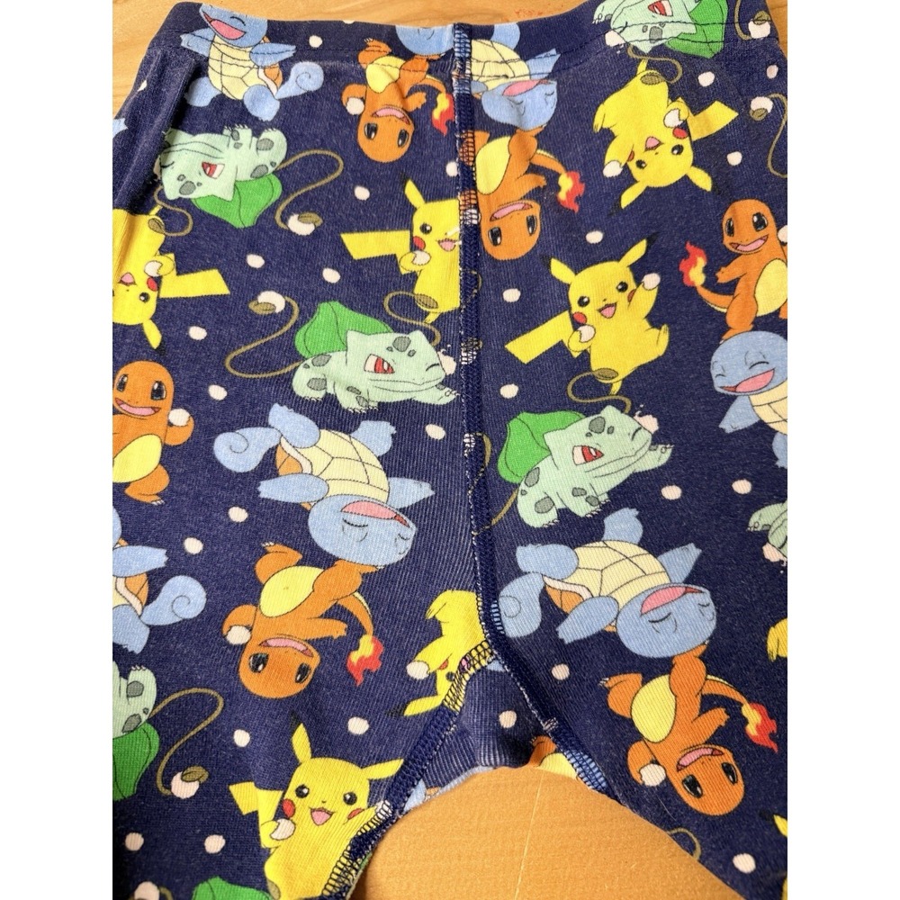 Hanna Andersson Pokemon All over Print 2 Pc Long Sleeve Pajamas Kids Sz 120/6-7 - Picture 3 of 4
